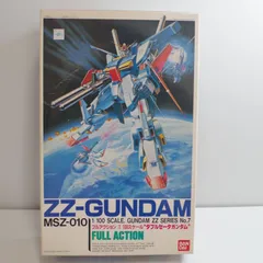 A7634 【旧キット】BANDAI 1/100 ZZガンダム プラモデル MSZ-010のサムネイル