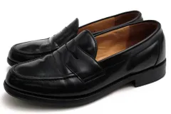 ローク／Loake コインローファー ペニーローファー シューズ 靴 メンズ 男性 男性用 レザー 革 本革 ブラック 黒  ETON スリッポン グッドイヤーウェルト製法のサムネイル