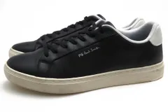 ポールスミス／Paul Smith シューズ スニーカー 靴 ローカット メンズ 男性 男性用 レザー 革 本革 ブラック 黒  REX JLEA スポーツストライプのサムネイル