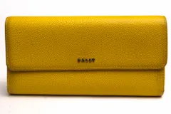 バリー／BALLY 長財布 財布 ウォレット レディース 女性 女性用レザー 革 本革 イエロー 黄  BINNEY フラップ式 小銭入れありのサムネイル