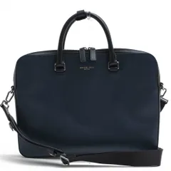 マイケルコース／Michael Kors バッグ ブリーフケース ビジネスバッグ 鞄 ビジネス メンズ 男性 男性用 レザー 革 本革 ネイビー 紺  33F9LHYA9L Henry Crossgrain Leather Briefcase ヘンリー 2WAのサムネイル