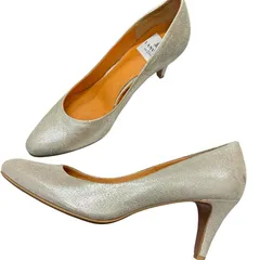 LANVIN en Bleu ポインテッドトゥ　ヒールパンプス  シルバー　ヒール高さ7cmのサムネイル