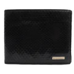 ドルガバ／DOLCE＆GABBANA 財布 ウォレット メンズ 男性 男性用 パイソンレザー 革 本革 ブラック 黒  BP0457 A2F63 PORTAFOGLI BOA SKIN 小銭入れあり 二つ折りのサムネイル