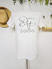 マッシモ ドゥッティ INライフ レタリング 半袖Tシャツ 44 55 白のサムネイル