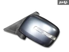 ☆保証付 即発送☆ 動作OK  スズキ純正 MK21S パレット ドアミラー サイドミラー 左 左側 助手席 ウインカー 7ピン ZY4 アズールグレーのサムネイル