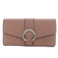 ジミーチュウ JIMMY CHOO マルティナ 長財布 二つ折り ラインストーン レザー ピンク /YO31 ■GY18のサムネイル