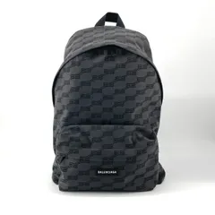 BALENCIAGA（バレンシアガ） BBモノグラム 713044ｼｸﾞﾈﾁｬｰﾊﾞｯｸﾊﾟｯｸBK リュック・デイパック ブラックのサムネイル