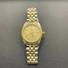 【Ｋ】LONGINES ロンジン メンズ時計　ゴールド文字盤　デイト付きのサムネイル