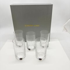 ◎S151【未使用品】BOHEMIA GLASS ボヘミアガラス タンブラー5客セット（ｍｆ）