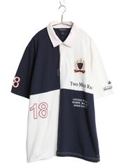 【クーポン配布中!】 ブルックスブラザーズ 半袖 ラガーシャツ メンズ XL 古着 半袖シャツ ラグビー ポロシャツ ナンバリング クレイジー パターン 大きいサイズ