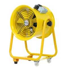 12インチ】送風機 排気シャフトホース付き 風量3000m3/h 送排気口径
