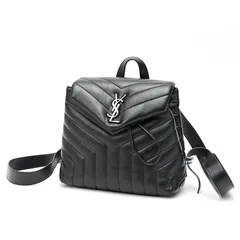 サンローラン / SAINT LAURENT　ルル バックパック / リュックサック　487220　レザー　ブラック 【中古】のサムネイル