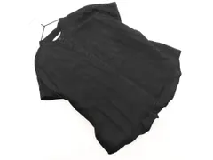 simplicite シンプリシテェ バンドカラー フレンチスリーブ シャツ 黒 ■◆ レディースのサムネイル