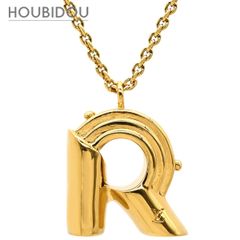 ルイヴィトン LOUIS VUITTON ネックレス LV&ME Rイニシャル GP ゴールド M61073 LE1124 【箱】【中古】のサムネイル