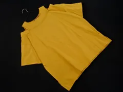 OPAQUE.CLIP オペークドットクリップ レイヤード風 デザイン カットソー sizeM/黄 ■◆ レディースのサムネイル