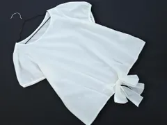 Couture brooch クチュールブローチ リボン パフスリーブ ブラウス シャツ size38/白 ■◆ レディースのサムネイル