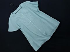 新品 SHIPS 刺繍ブラウス 半袖 ライトグリーン - メルカリ