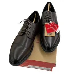 186001 新品未使用 asics アシックス テクシーリュクス　ビジネスシューズ TU-7796  25.5cm ダークブラウンのサムネイル