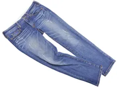 iCB アイシービー USED加工 クロップド デニムパンツ size25/紺 ■■ レディースのサムネイル