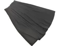 URBAN RESEARCH アーバンリサーチ ITEMS アイテム ギャザー ロング スカート sizeF/黒 ■■ レディース