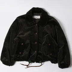極美品 Christian Dior SPORTS クリスチャンディオール スポーツ ベロアジャケット オリーブグリーン ブラウン 中古 4a006009のサムネイル