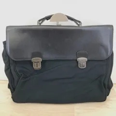 GIORGIO ARMANI/ジョルジオアルマーニ ビジネスバッグ/ブリーフケース/書類鞄 ブラック/黒 フラップ式 メンズ[OA05620]のサムネイル