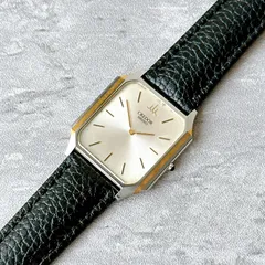 SEIKO CREDOR セイコー クレドール 9300-5340 クォーツ 角型 コンビカラー シルバー文字盤 メンズ腕時計のサムネイル