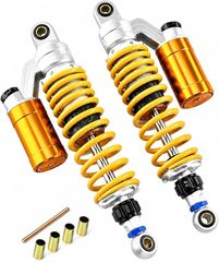 world Imp Motor 互換品 320mm オーリンズタイプ リアサスペンション 2本セット タンク別体 ショック 汎用 (イエロー)のサムネイル