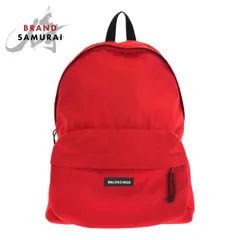 美品 BALENCIAGA バレンシアガ エクスプローラー レッド ブラック キャンバス 503221 リュック・デイパック バックパック 男女兼用 505945【中古】のサムネイル