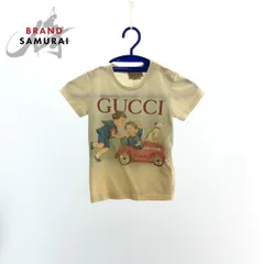 美品 GUCCI グッチ GUCCI×ピーターラビット サイズ24 ベビー ライトベージュ マルチカラー コットン 半袖Ｔシャツ 男女兼用 キッズ 603193【中古】のサムネイル
