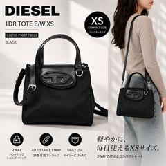 新品 DIESEL ディーゼル 1DR TOTE E/W XS X10785 P9037 T8013 ブラック 