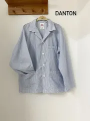 Danton ブルー ストライプ フレンチ ジャケットのサムネイル