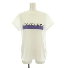 ラブレス LOVELESS Tシャツ カットソー 半袖 クルーネック ロゴ 36 白 ホワイト 62P07-754-36 /KUのサムネイル