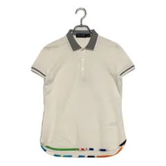 中古 レディース ポロゴルフ POLO GOLF 半袖ポロシャツ S 白 ホワイトのサムネイル