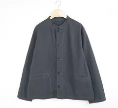美品* nanamica ◆ 417別注 バンドカラー シャツジャケット Lサイズ チャコール ワークジャケット ナナミカ ◆MU14のサムネイル