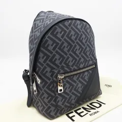 ★3日以内返品可★ 美品 FENDI フェンディ コーティングキャンバス キオード スモール 7VZ077 リュック・デイパック ブルー コーティングキャンバス メンズのサムネイル