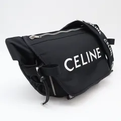 ★3日以内返品可★ 美品 CELINE セリーヌ ナイロン ミディアム トレッキング メッセンジャーバッグ WS13350 ショルダーバッグ ブラック ナイロン メンズのサムネイル