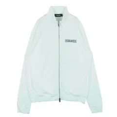DSQUARED2 ディースクエアード 23SS S74HG0141 S24321 ZIP SWEATSHIRT ダブルジップ ロゴプリント コットン トラック ジャケット ホワイト系 L【中古】のサムネイル