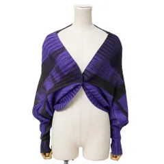 ■美品■PLEATS PLEASE ISSEY MIYAKE プリーツプリーズ イッセイミヤケ カットソー サイズ- プリーツ カーディガン ブラウス ブランド古着【中古】20260804/RB0466のサムネイル