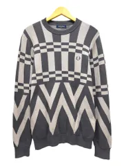 FRED PERRY (フレッドペリー) クルーネックニット K4522 S グレー メンズ/036のサムネイル