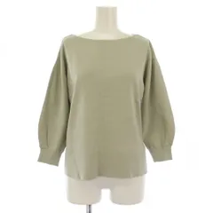 ジャスグリッティー JUSGLITTY ニット カットソー 七分袖 2 黄緑 40251360 /BMのサムネイル