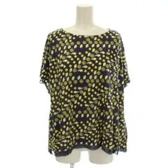 コンジェペイエ アデュートリステス conges payes ADIEU TRISTESSE カットソー 半袖 レモン柄 Tシャツ F ネイビー 黄色 B3973RUB201 /☆Gのサムネイル