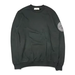 国内正規 参考上代62700円 STONE ISLAND COTTON FLEECE スウェット トレーナー ストーンアイランド K1S156100026 ブラック L （20373M）のサムネイル