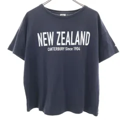CANTERBURY OF NEW ZEALAND カンタベリー 半袖 Tシャツ L ネイビー レディース 古着のサムネイル