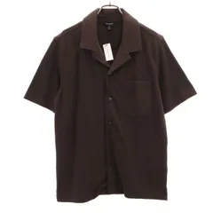 未使用 Banana Republic バナナリパブリック 半袖 オープンカラーシャツ M ブラウン メンズ 古着のサムネイル