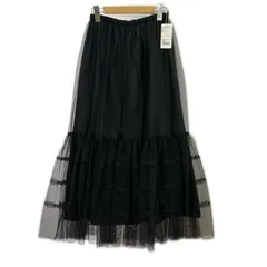 美品 NOLLEY'S ノーリーズ タグ付きロングスカート sizeF/ブラックのサムネイル