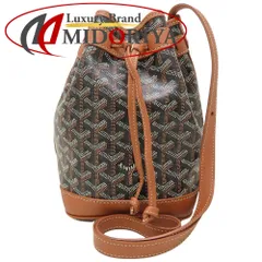 GOYARD ゴヤール プティ・フロ PEFLOTPMLTY01CL01P ショルダーバッグ コーティングキャンバスxレザー ブラック ブラウン レディース/353480【中古】のサムネイル