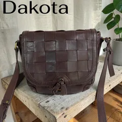 Dakota ショルダーバッグ ブラウン メッシュレザーのサムネイル