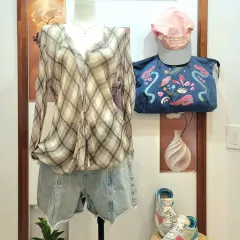 マッシモ ドゥッティ シースルー シフォン ブラウスのサムネイル