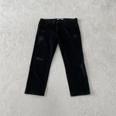 36 ジバンシィ アプリケ ブラックデニムパンツ ズボンのサムネイル